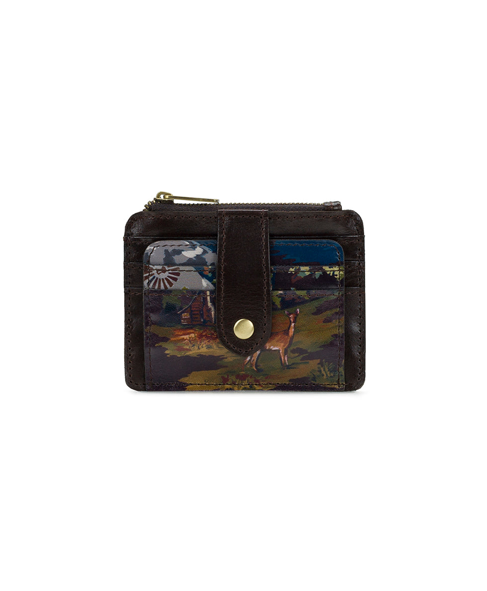 Female - Cassis ID Case - Montana Prairie Skies - chocolate - by Patricia Nash - View 1 of 4