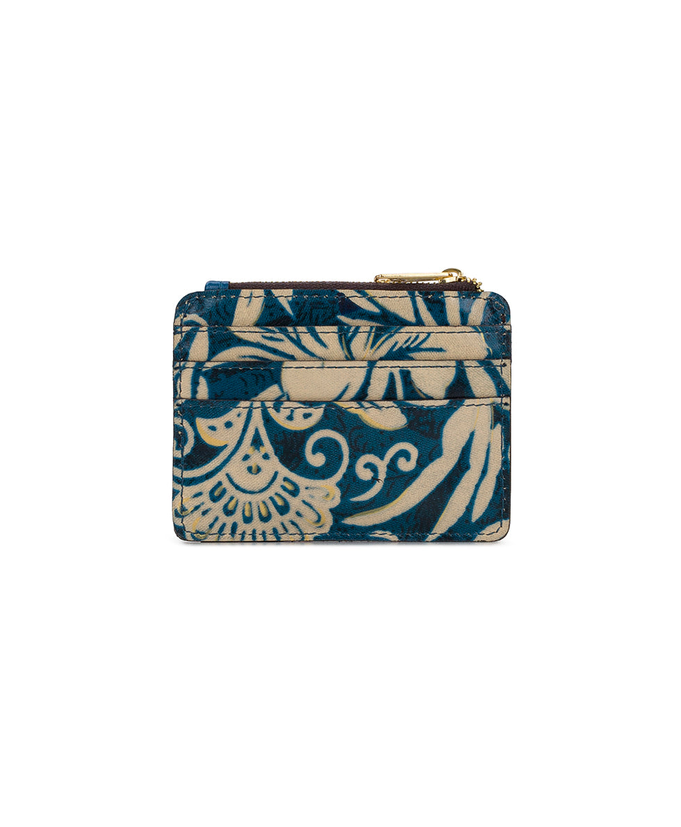 Female - Cassis ID Case - Greek Floral Print - greek floral print - by Patricia Nash - View 2 of 4