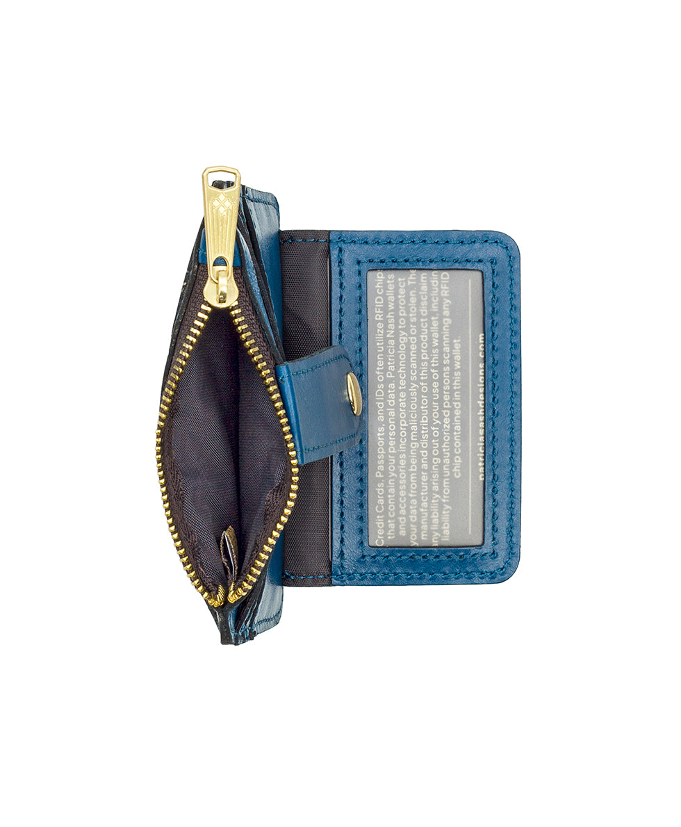 Female - Cassis ID Case - Greek Floral Print - greek floral print - by Patricia Nash - View 4 of 4