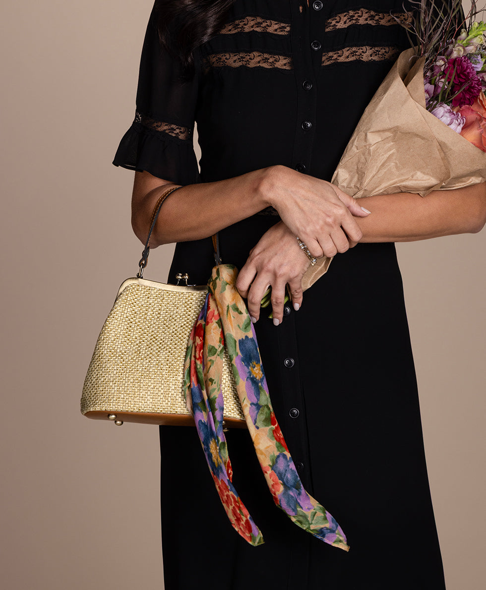 Female - Laureana Frame - Burnished Woven - natural - by Patricia Nash - View 6 of 7