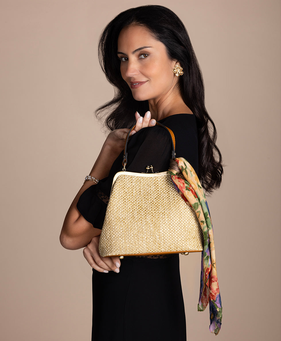 Female - Laureana Frame - Burnished Woven - natural - by Patricia Nash - View 7 of 7