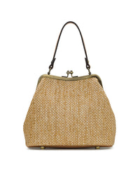 Laureana Frame with Greek Floral Scarf - Burnished Woven