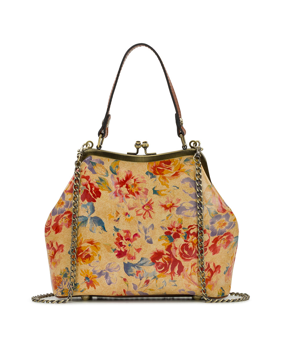 Female - Laureana Frame Satchel - Aegean Blooms - aegean blooms - by Patricia Nash - View 1 of 4