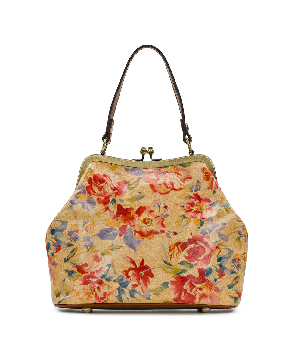 Female - Laureana Frame Satchel - Aegean Blooms - aegean blooms - by Patricia Nash - View 2 of 4