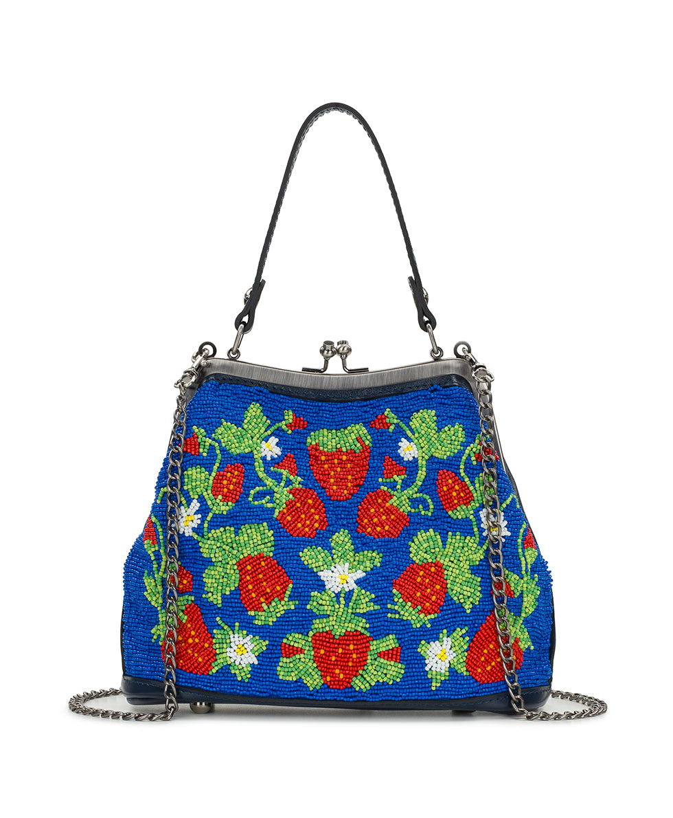 Female - Laureana Frame - Strawberry Beaded - denim blue - by Patricia Nash - View 1 of 4