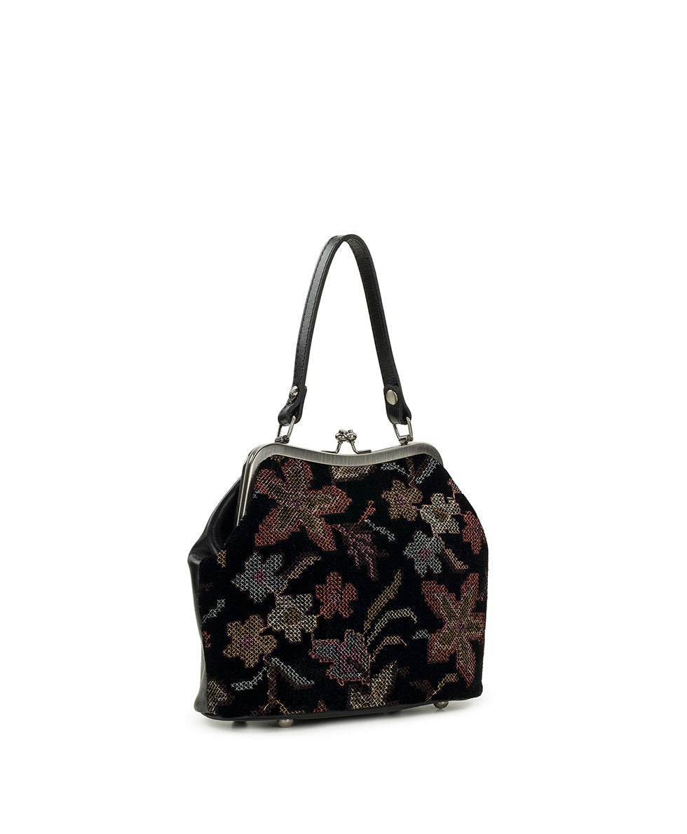 Female - Laureana Frame | Velvet Needlepoint | Black - antique bronze - by Patricia Nash - View 3 of 4