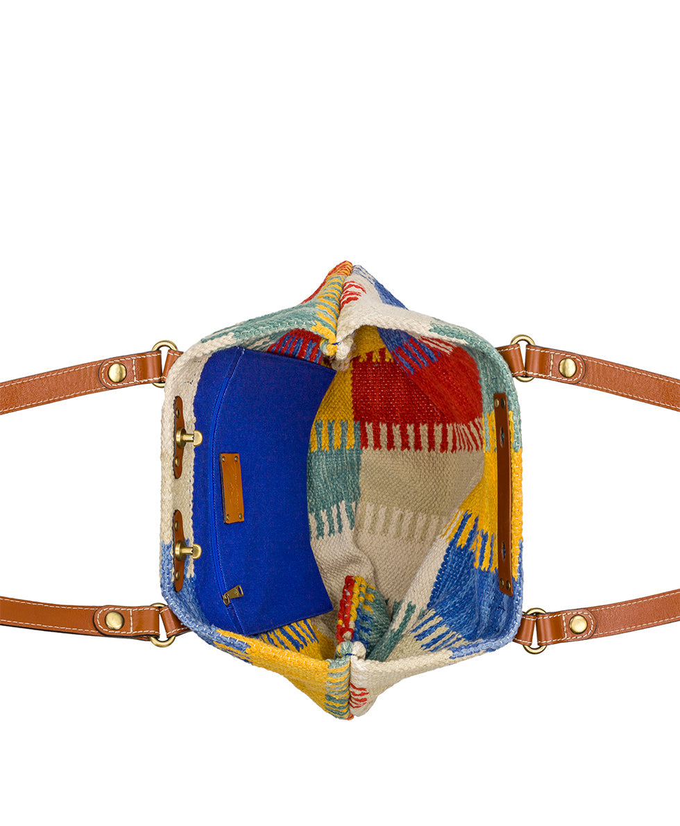 Chennai Tote - Hand Loomed - magenta multi - by Patricia Nash - View 16 of 19