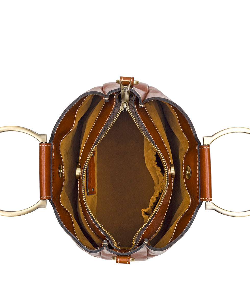 Empoli Satchel - Heritage - tan - by Patricia Nash - View 4 of 4
