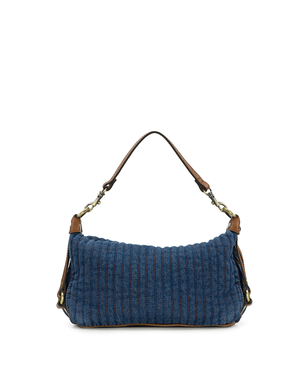 Female - Torcy Top Zip | Quilted Denim | Denim - denim - by Patricia Nash - View 3 of 6