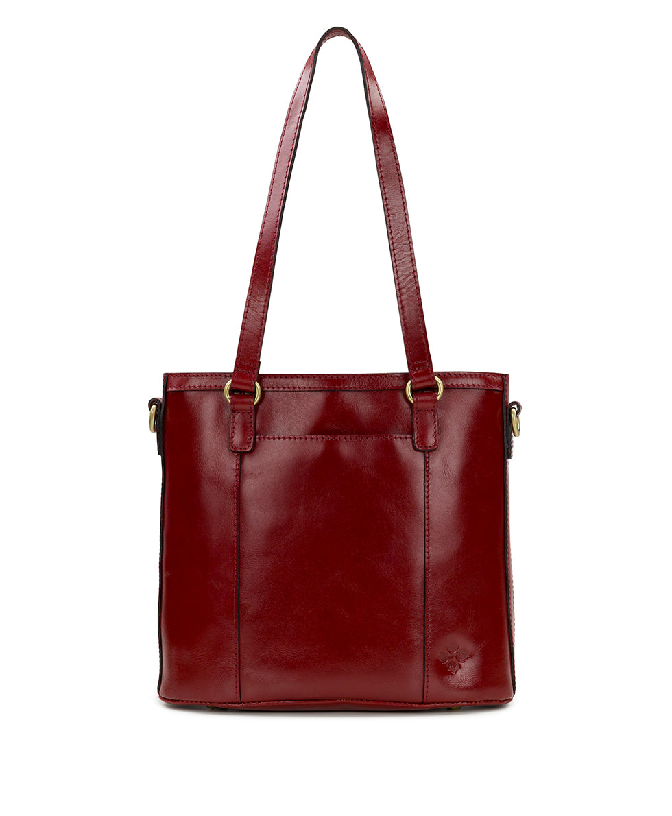 Tessali Crossbody - Vintage Vegetable Tanned Tooled - ruby red - by Patricia Nash - View 2 of 4