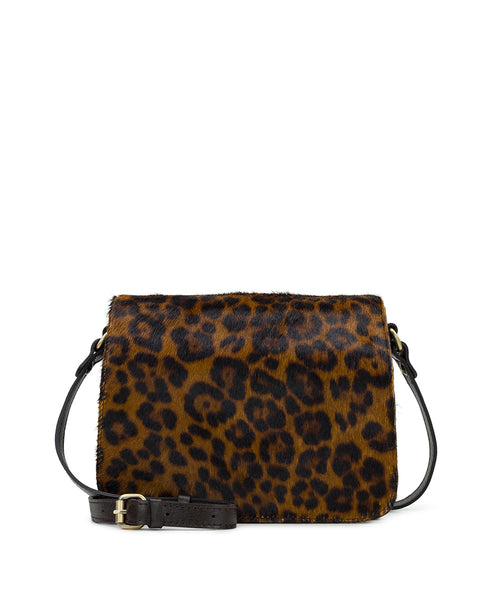 Patricia Nash deals Laurena Leopard Leather Top Handle Frame Bag Satchel Crossbody