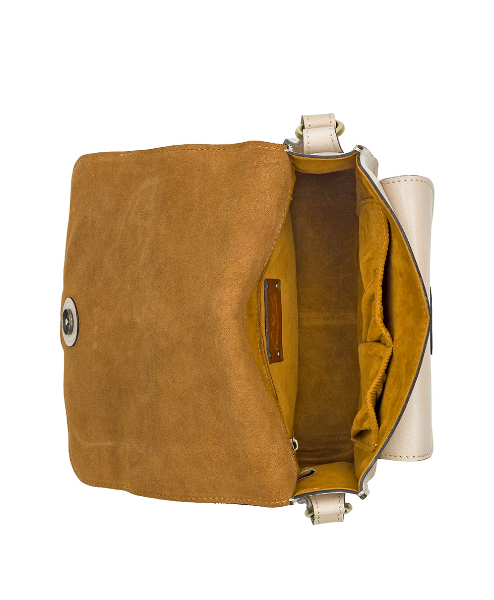 Female - Ilina Crossbody - Burnished Rose Tooled - chalk white - by Patricia Nash - View 4 of 4