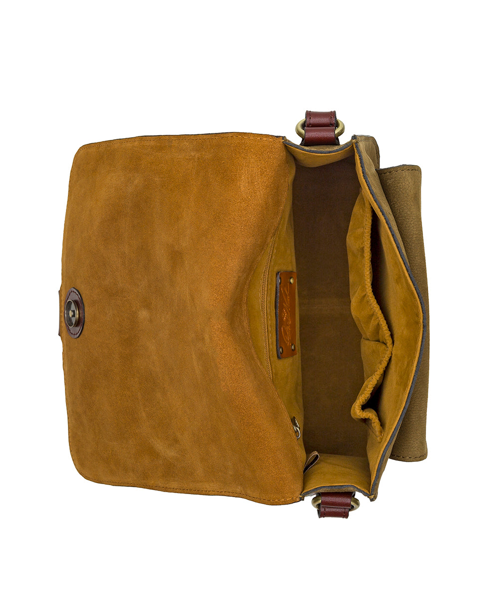 Female - Ilina Crossbody - Tuscan Fields Embroidery - khaki - by Patricia Nash - View 5 of 5