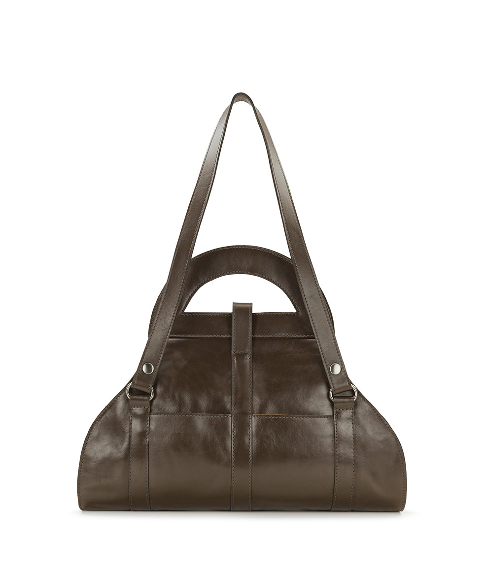 Milania Convertible Satchel - Vintage Distressed Leather Milania Convertible Satchel - Vintage Distressed Leather