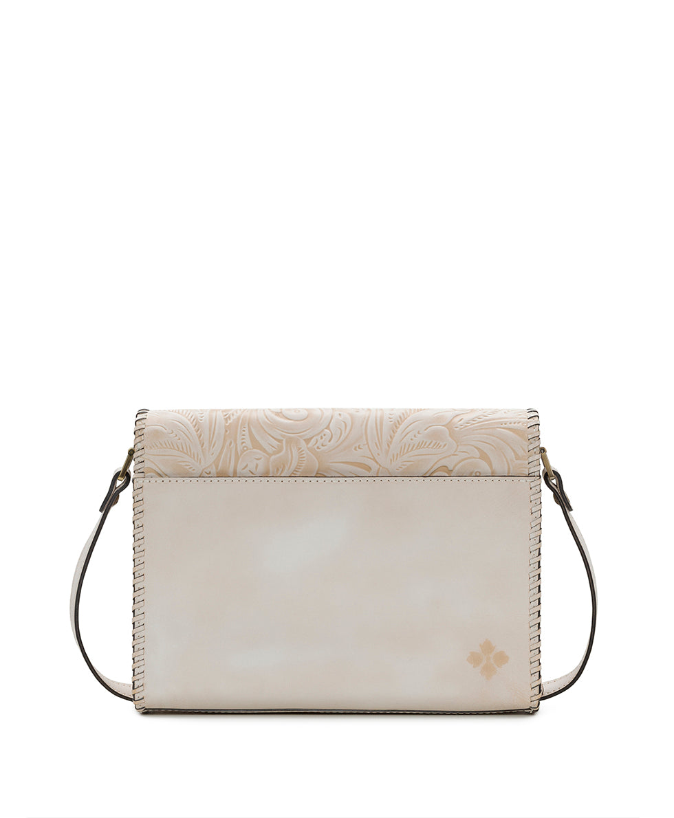 Mabilia Crossbody - Burnished Tooled - chalk white - by Patricia Nash - View 2 of 5