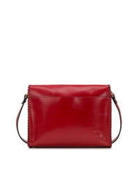 Mabilia Flap Crossbody - Vintage Vegetable Tanned Rose Tooled
