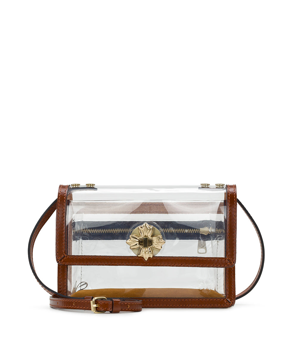 Consilina Crossbody - Clear Bag - tan - by Patricia Nash - View 1 of 4
