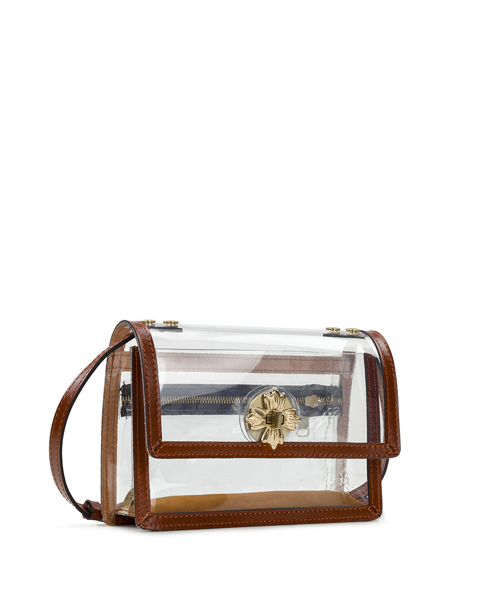Consilina Crossbody - Clear Bag - tan - by Patricia Nash - View 3 of 4