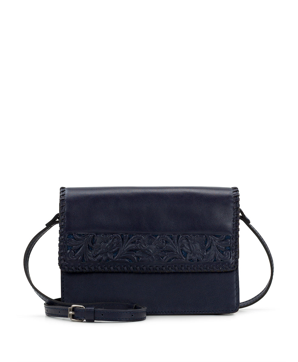 Female - Consilina Crossbody - Cavo Border Tooled - oxblood - by Patricia Nash - View 1 of 10