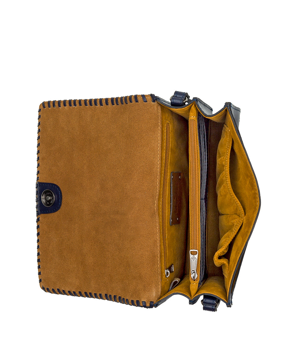 Female - Consilina Crossbody - Cavo Border Tooled - oxblood - by Patricia Nash - View 4 of 10