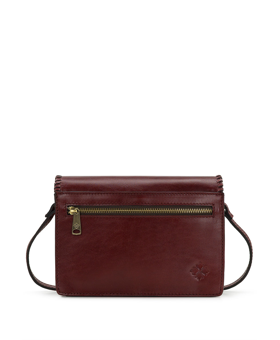 Female - Consilina Crossbody - Cavo Border Tooled - oxblood - by Patricia Nash - View 6 of 10