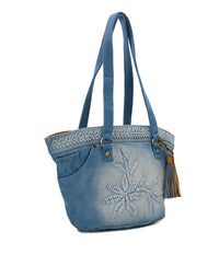 Marconia Tote - Lacing Denim
