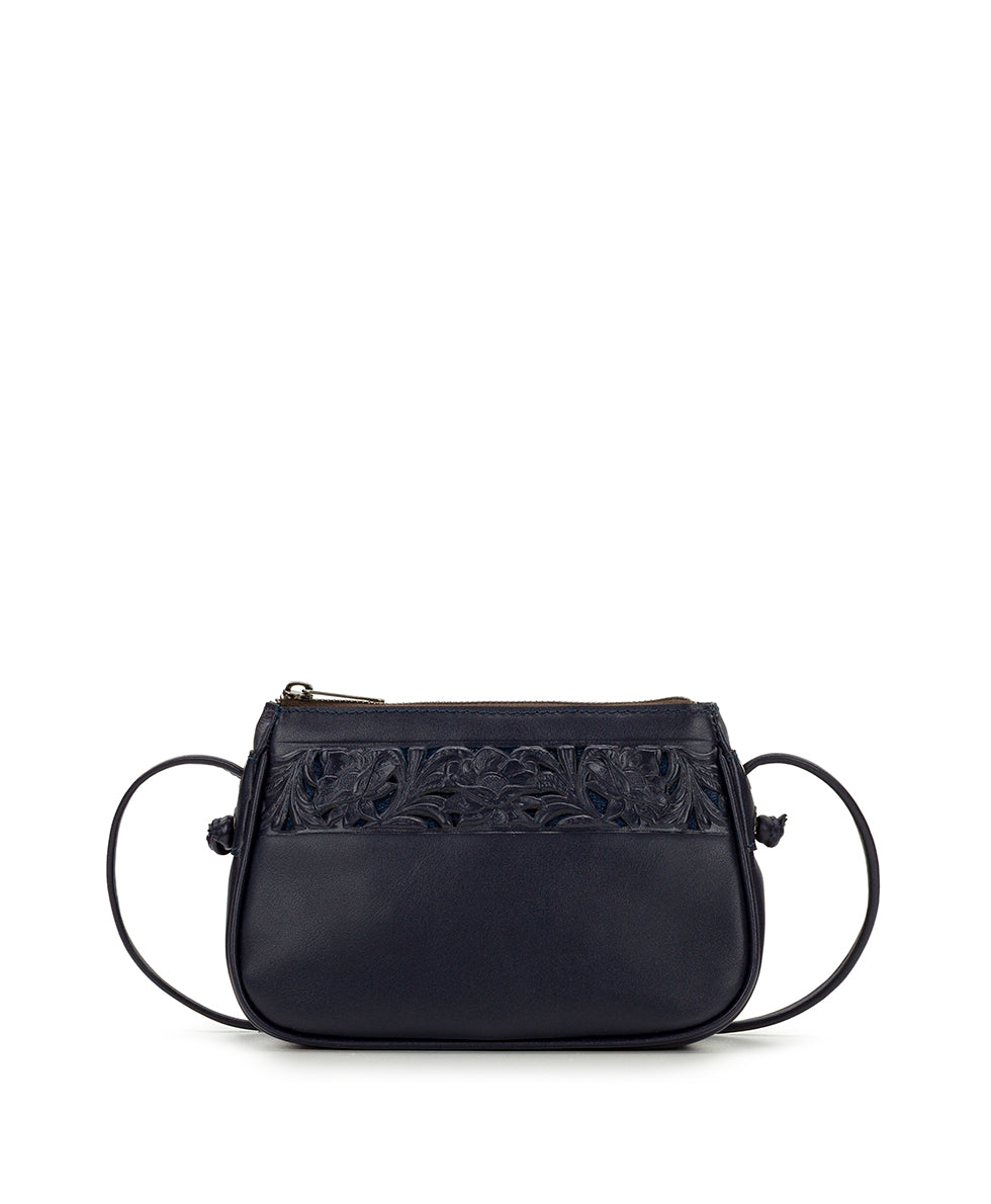 Female - Bacoli Crossbody - Cavo Border Tooled - british tan - by Patricia Nash - View 2 of 10