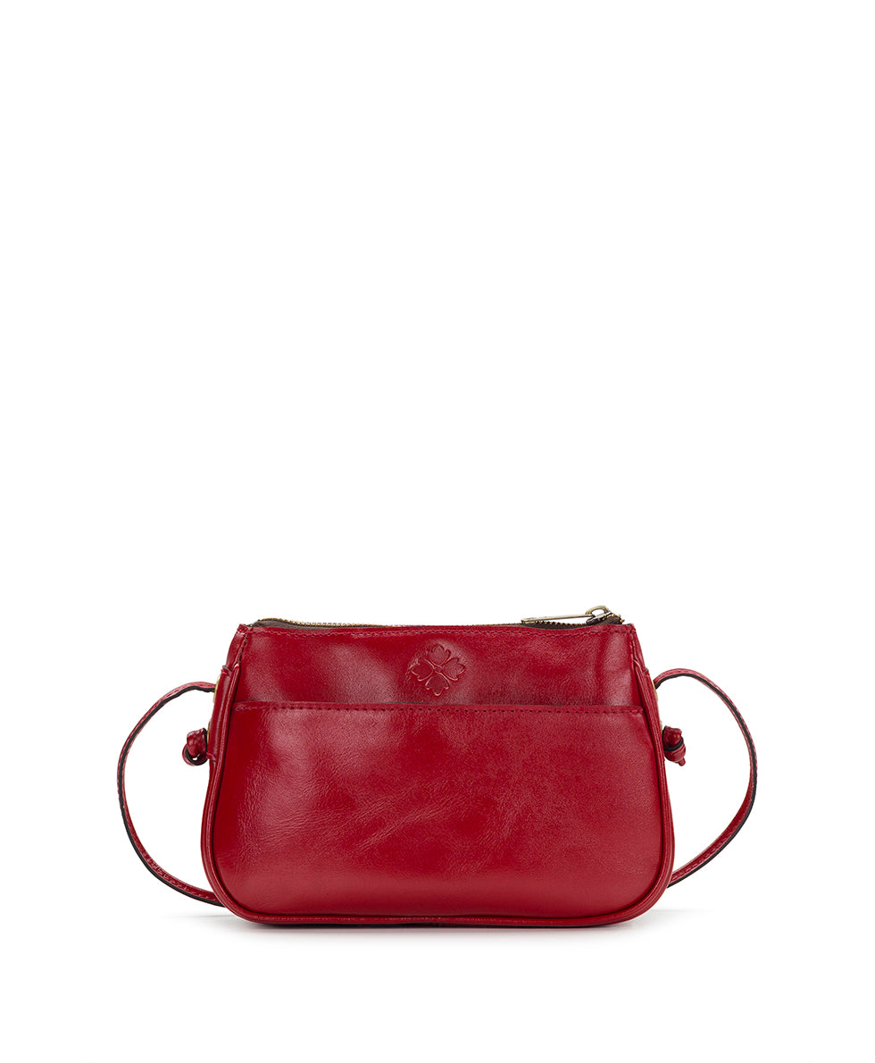 Female - Bacoli Crossbody - Cavo Border Tooled - mango - by Patricia Nash - View 6 of 17
