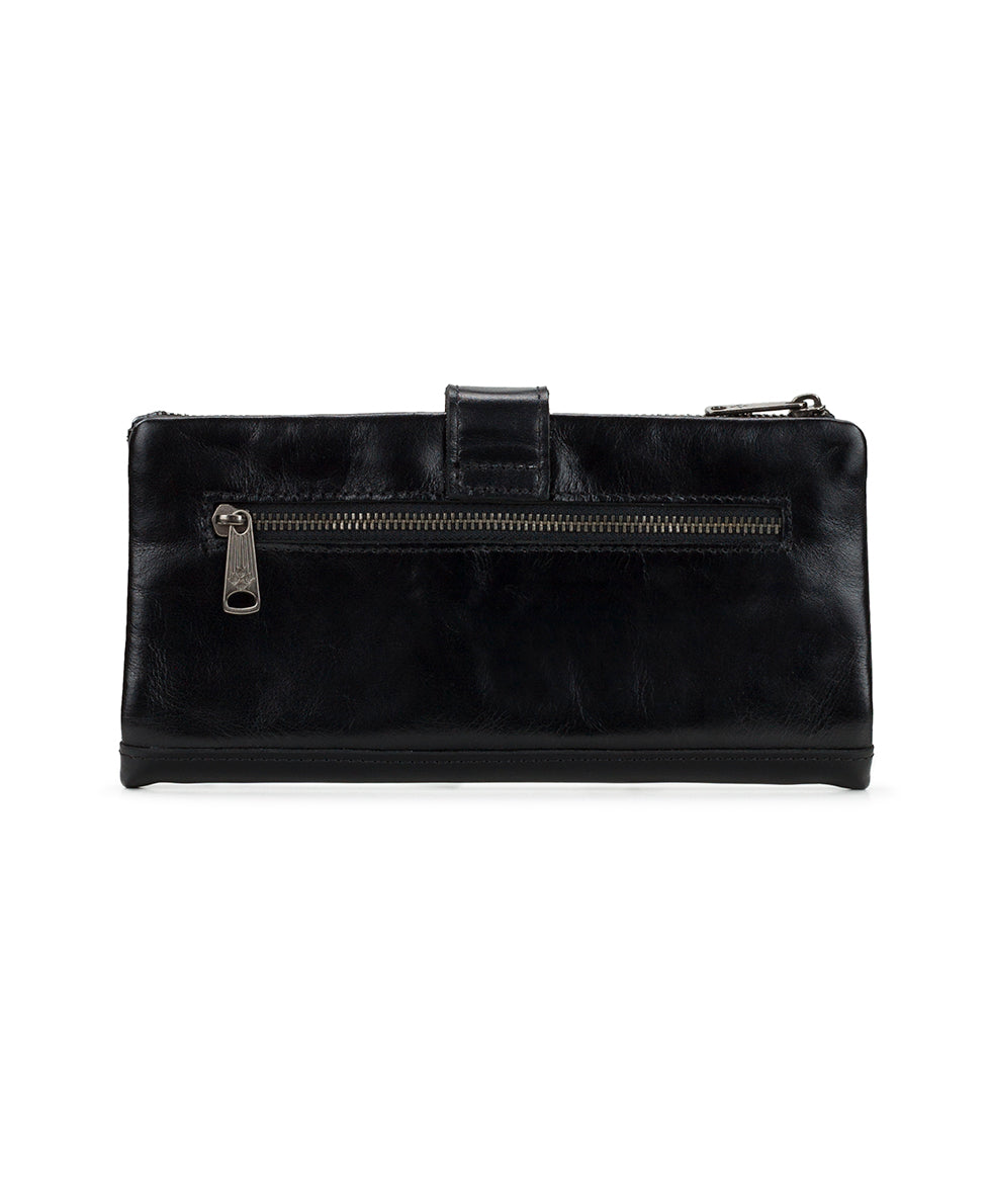 Annesley Wristlet - Vintage Distressed Leather - black - by Patricia Nash - View 2 of 4