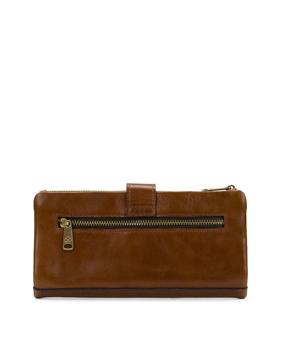 Annesley Wristlet - Vintage Distressed Leather - cognac - by Patricia Nash - View 26 of 40