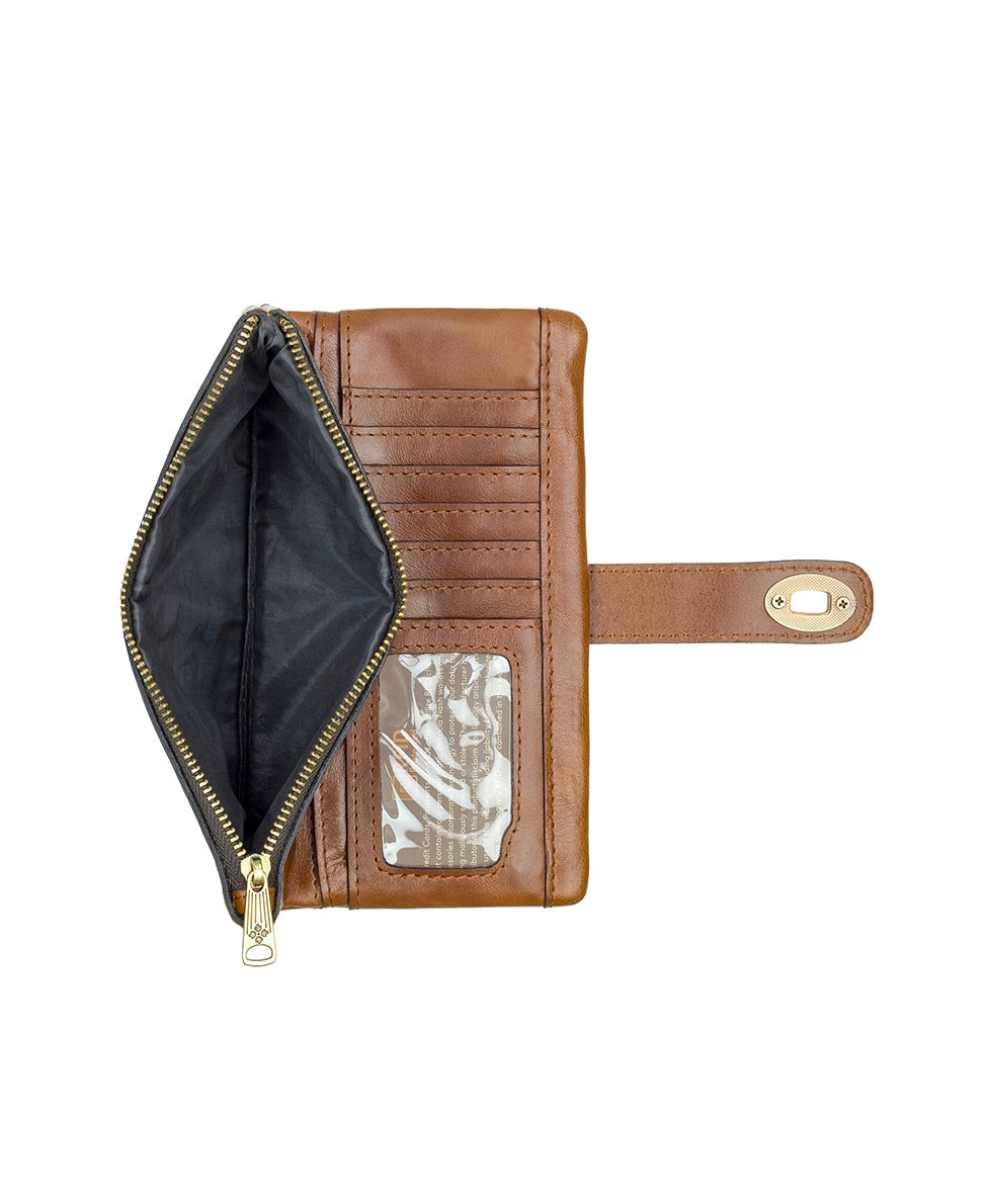 Annesley Wristlet - Vintage Distressed Leather - cognac - by Patricia Nash - View 28 of 40