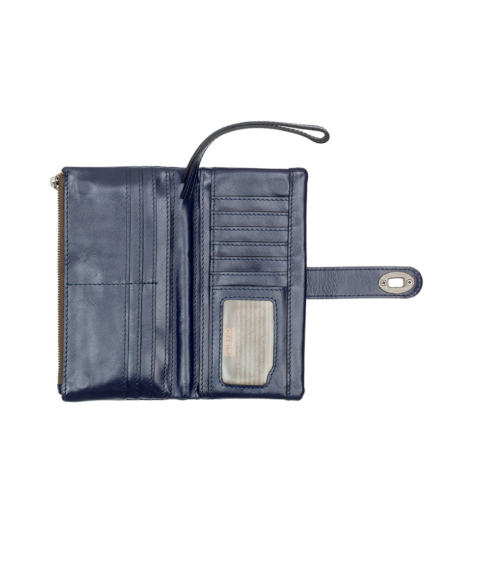 Annesley Wristlet - Vintage Distressed Leather - oxblood - by Patricia Nash - View 7 of 40