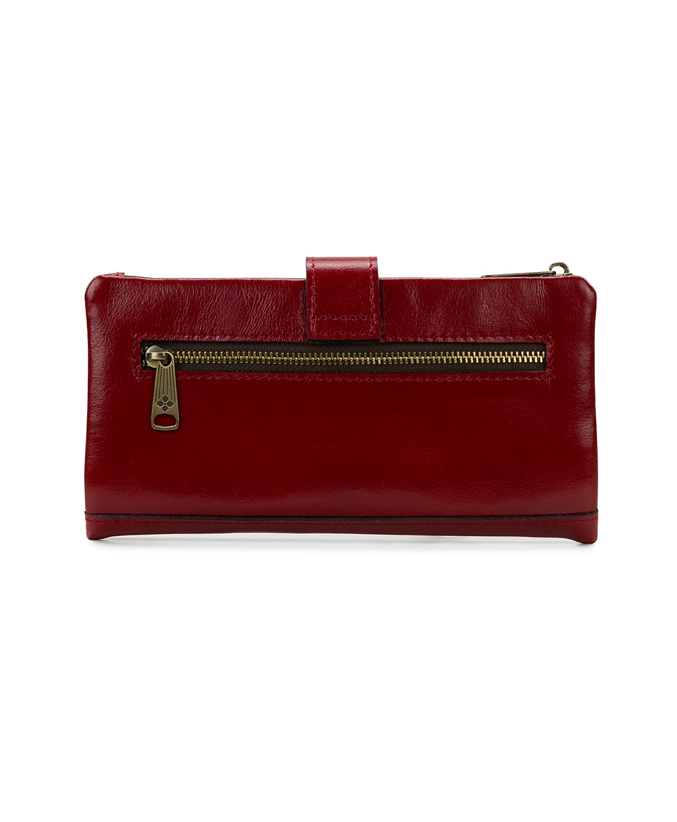 Annesley Wristlet - Vintage Distressed Leather - oxblood - by Patricia Nash - View 10 of 40
