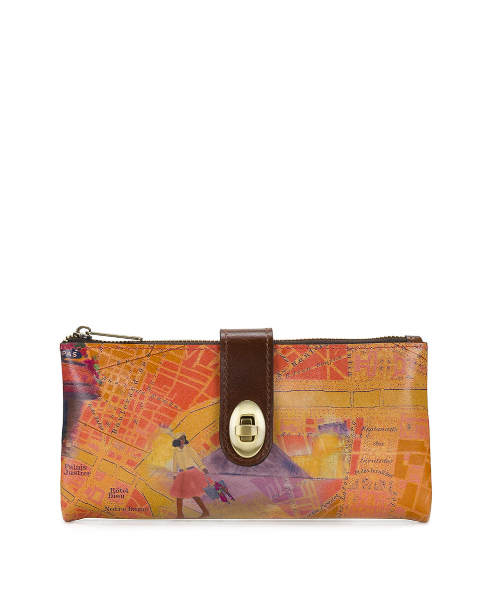 Female - Annesley Wristlet - Paris Map - paris map - by Patricia Nash - View 1 of 4