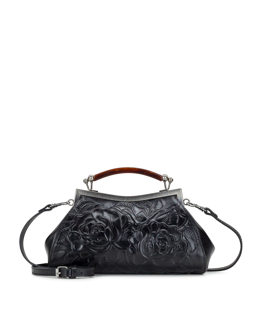 Female - Kelmscott Frame - Vintage Vegetable Tan Rose Tooled - black - by Patricia Nash - View 1 of 4