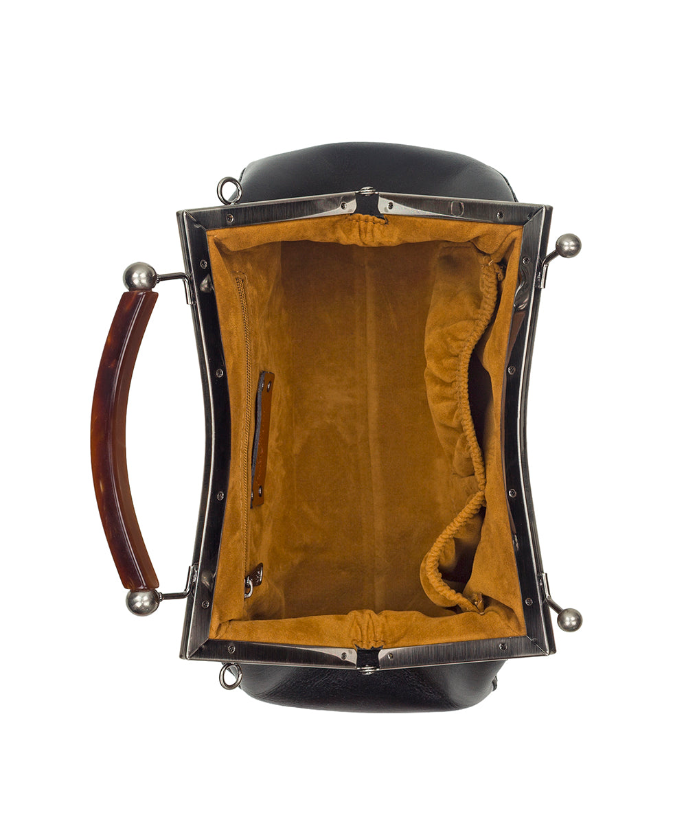 Female - Kelmscott Frame - Vintage Vegetable Tan Rose Tooled - black - by Patricia Nash - View 4 of 4