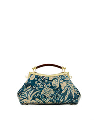 Kelmscott Frame Satchel - Greek Floral Print