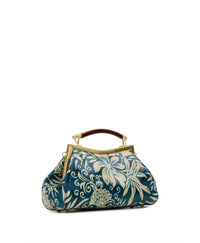 Kelmscott Frame Satchel - Greek Floral Print