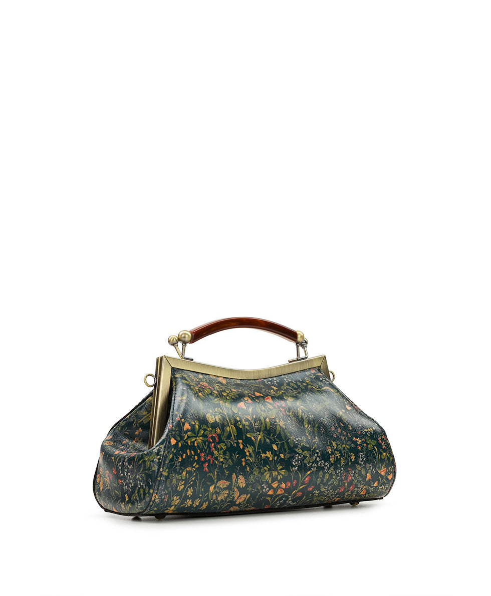 Female - Kelmscott Frame Bag - Tuscan Fields - tuscan fields - by Patricia Nash - View 3 of 4