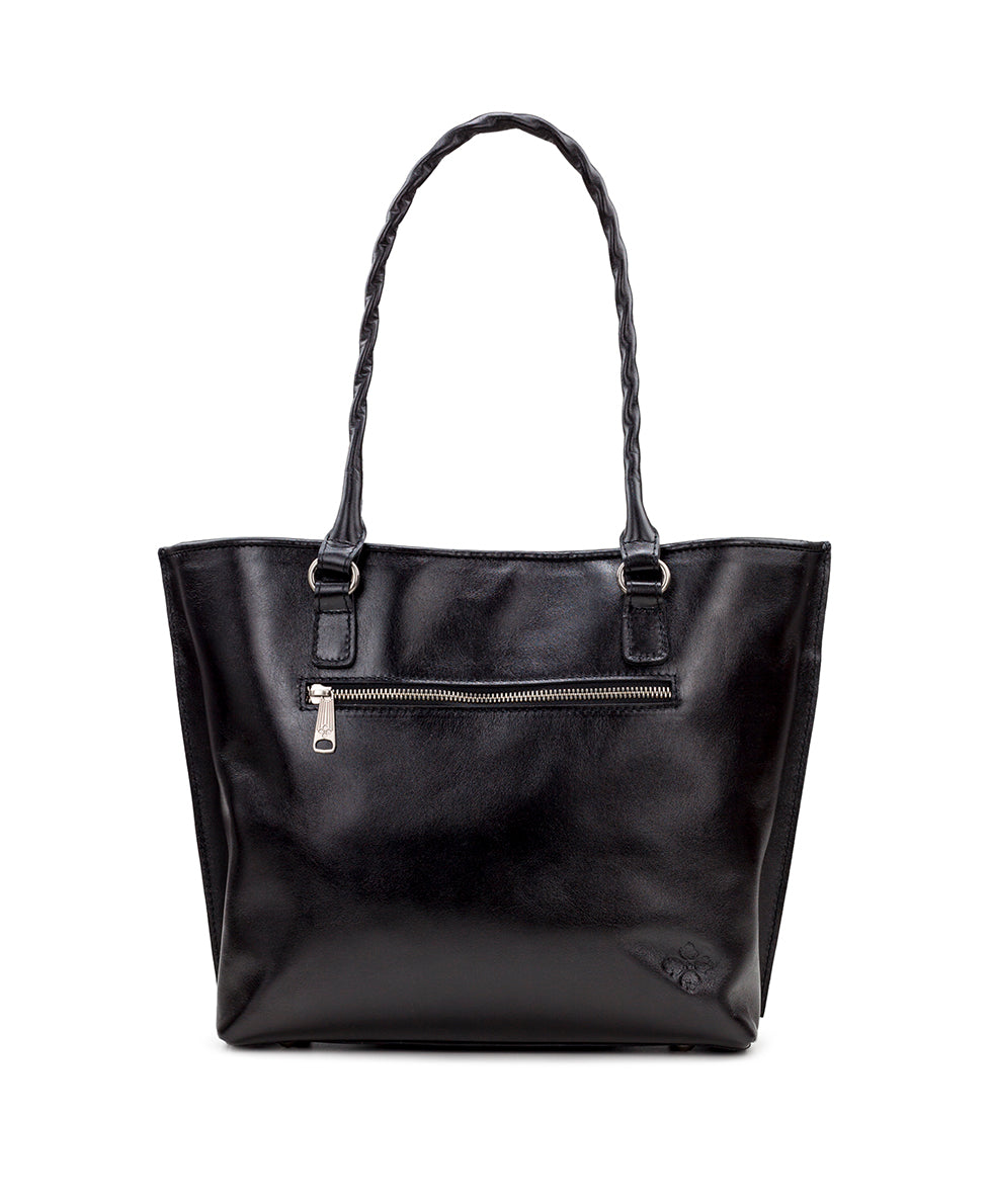 Adeline Tote - Burnished Cutout Tooled - black - by Patricia Nash - View 2 of 4