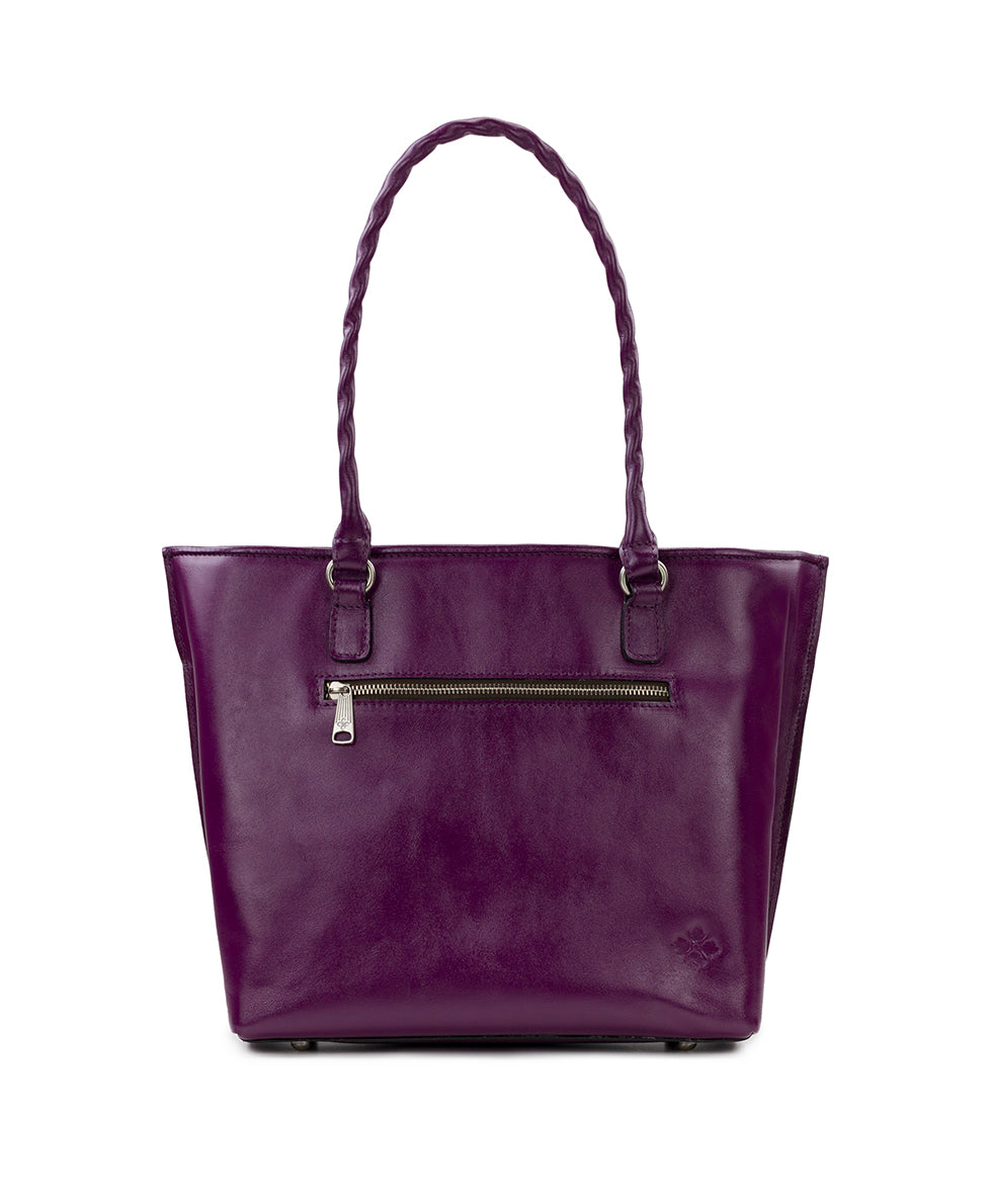 Adeline Tote - Burnished Cutout Tooled - black - by Patricia Nash - View 2 of 34