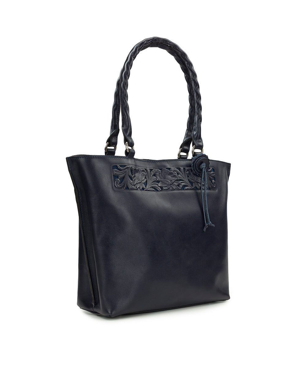 Female - Adeline Tote - Cavo Border Tooled - mushroom - by Patricia Nash - View 8 of 23