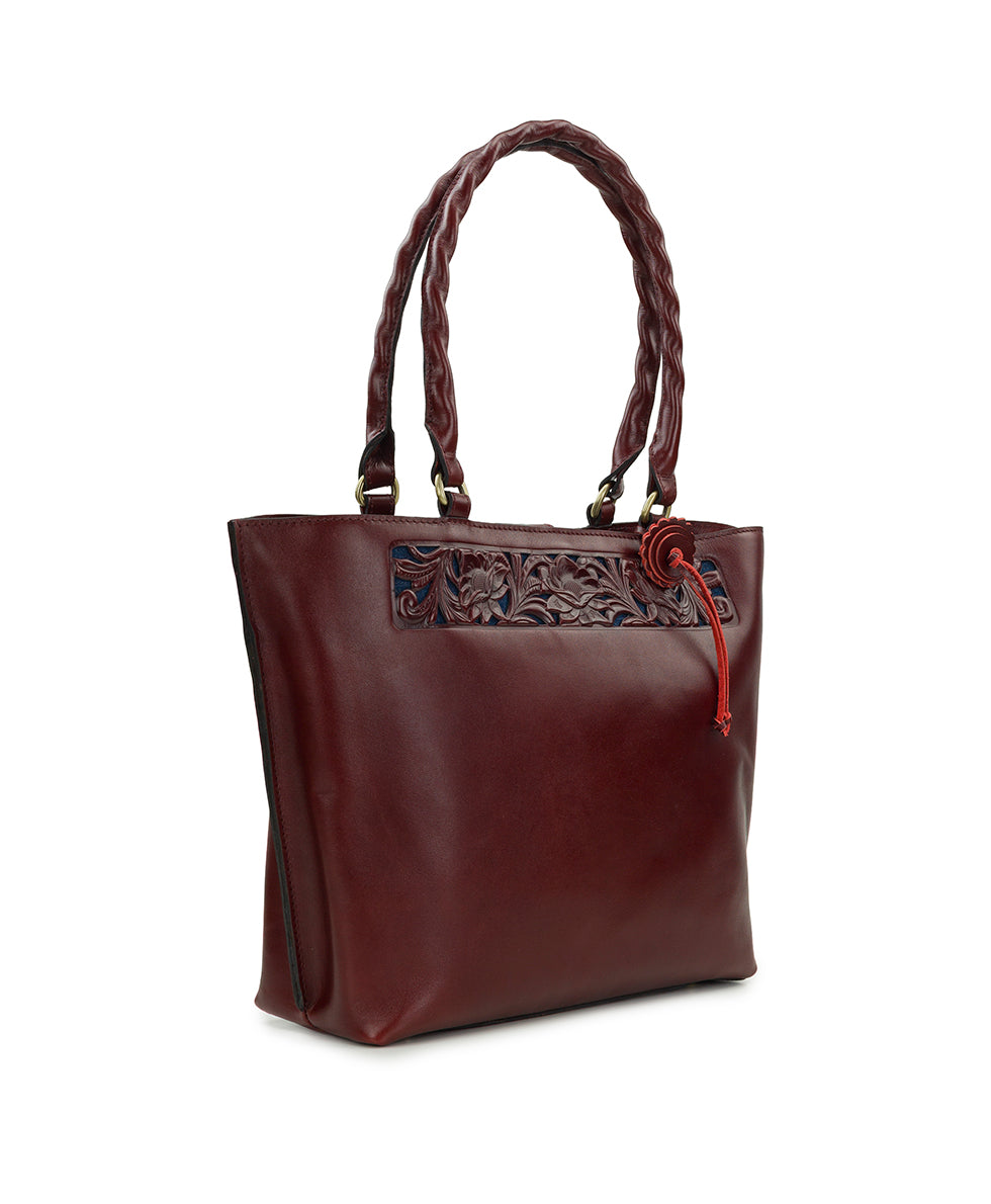 Female - Adeline Tote - Cavo Border Tooled - mushroom - by Patricia Nash - View 18 of 23
