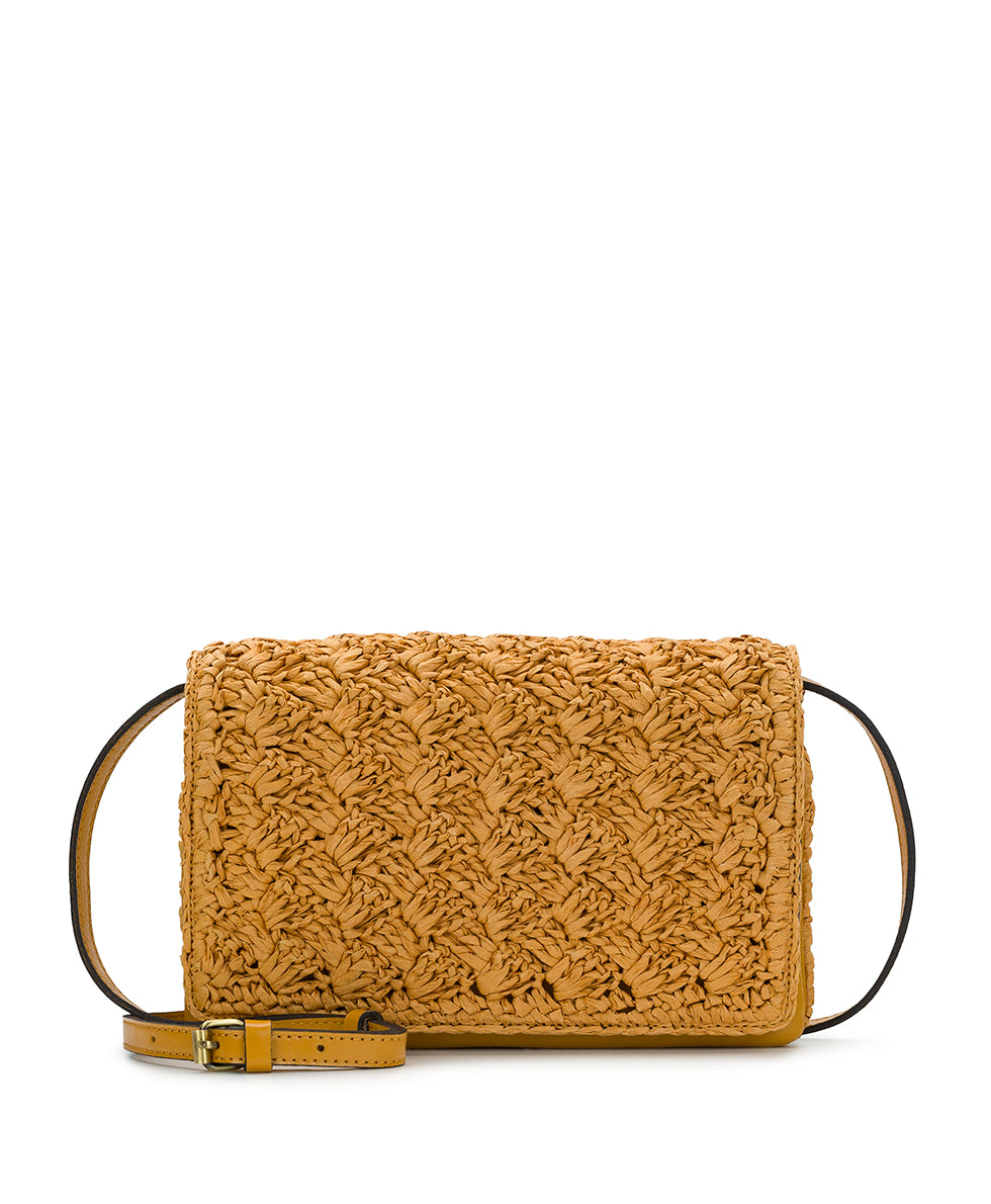 Female - Penley Crossbody - Specialty Woven - mango - by Patricia Nash - View 1 of 4