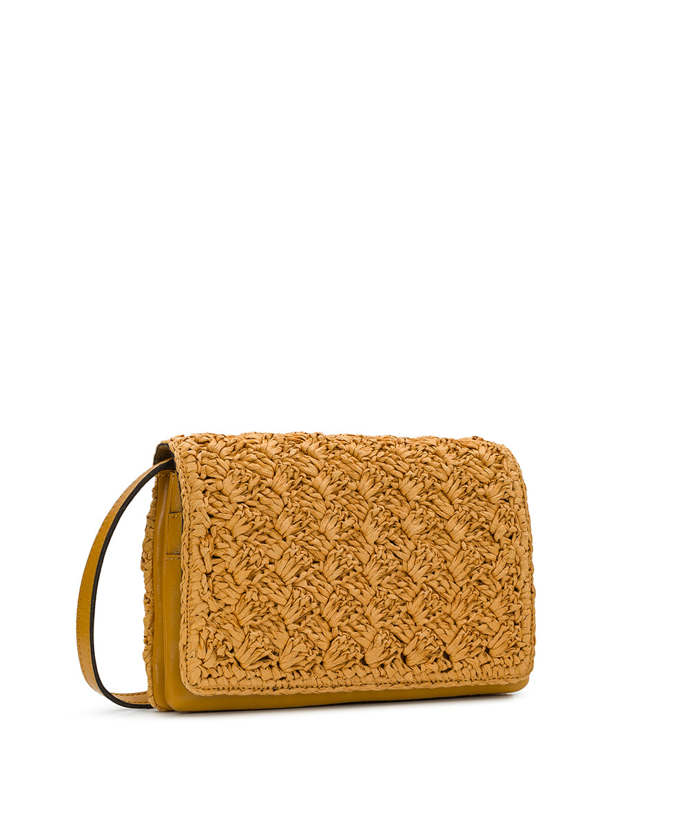 Female - Penley Crossbody - Specialty Woven - mango - by Patricia Nash - View 3 of 4