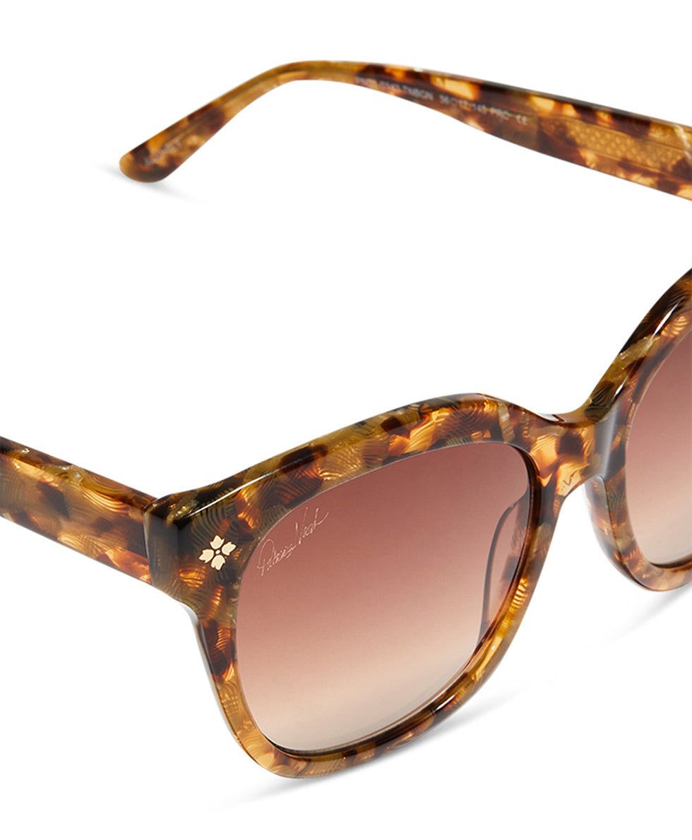 Audrey Sunglasses - Dunmore Tort - tortoise - by Patricia Nash - View 4 of 8
