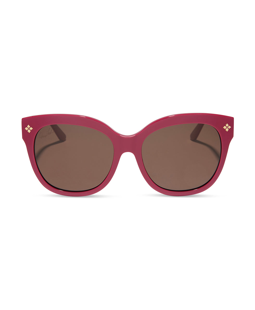 Audrey Sunglasses - Passion - maroon - by Patricia Nash - View 1 of 8