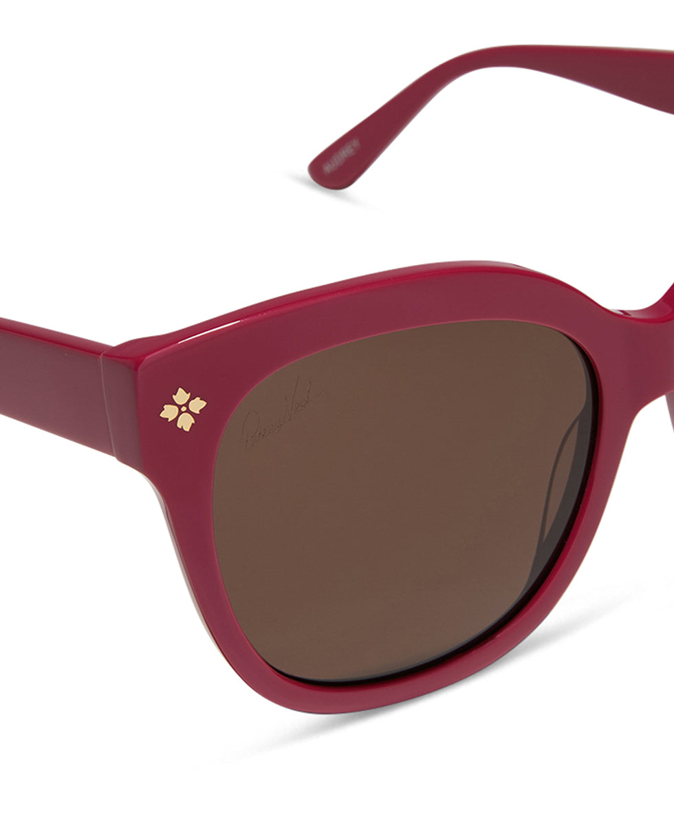 Audrey Sunglasses - Passion - maroon - by Patricia Nash - View 4 of 8