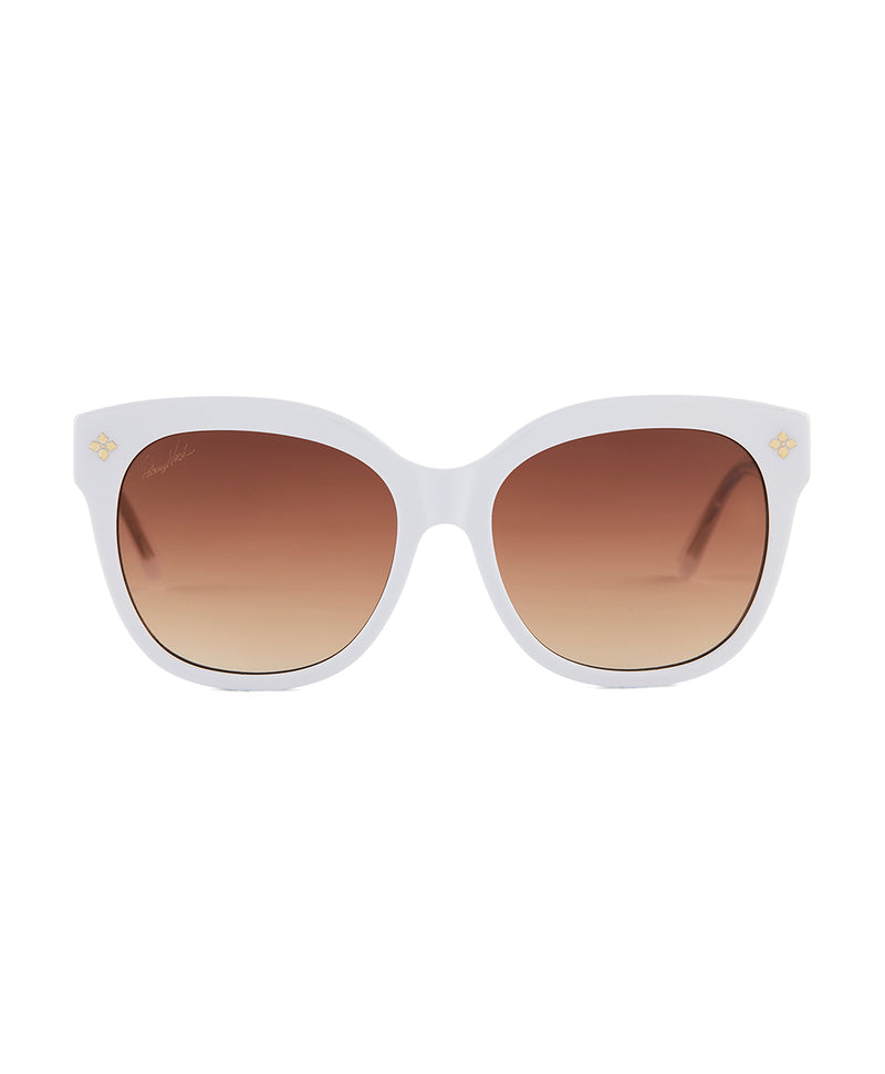 Audrey Sunglasses - White