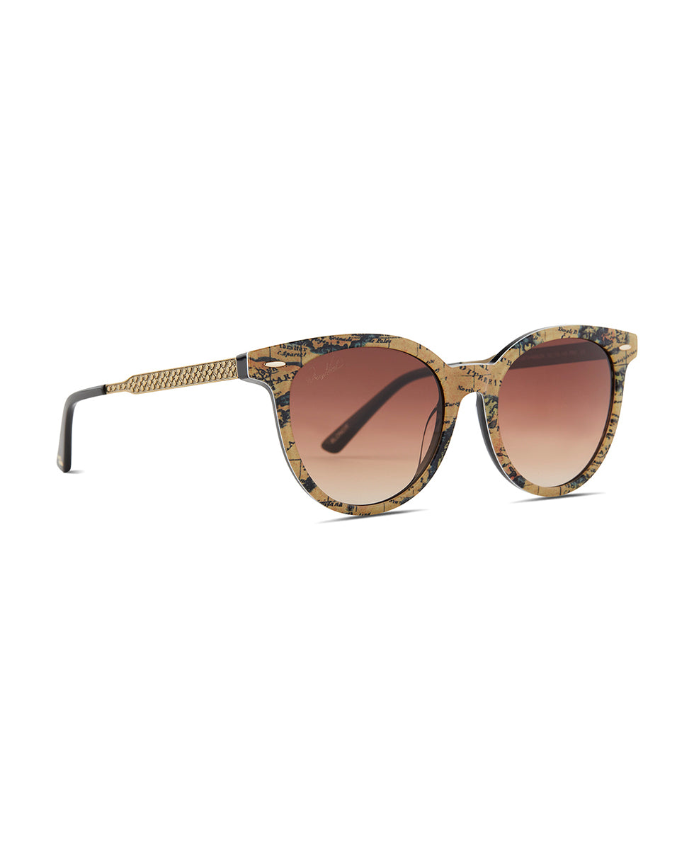 Blondie Sunglasses - European Map Print